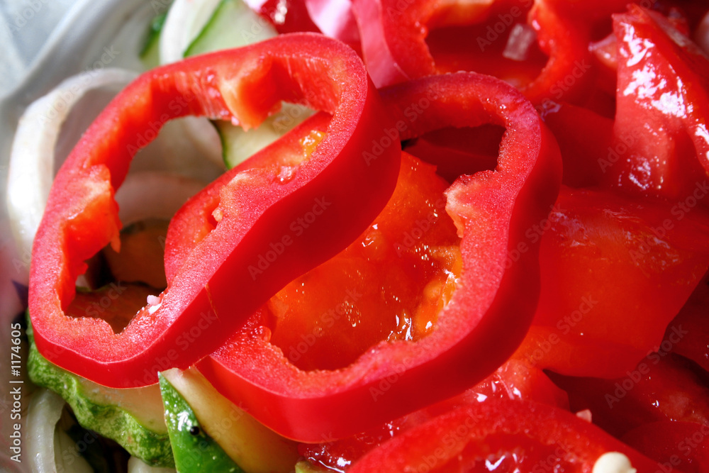 vegetable salad detail