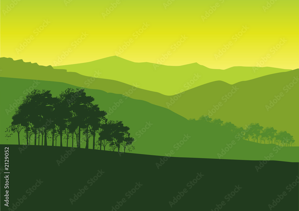 green landscape