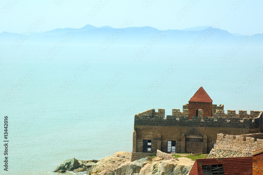 Empty house by the sea