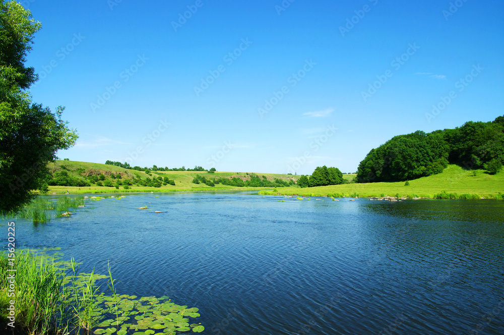 夏日河流