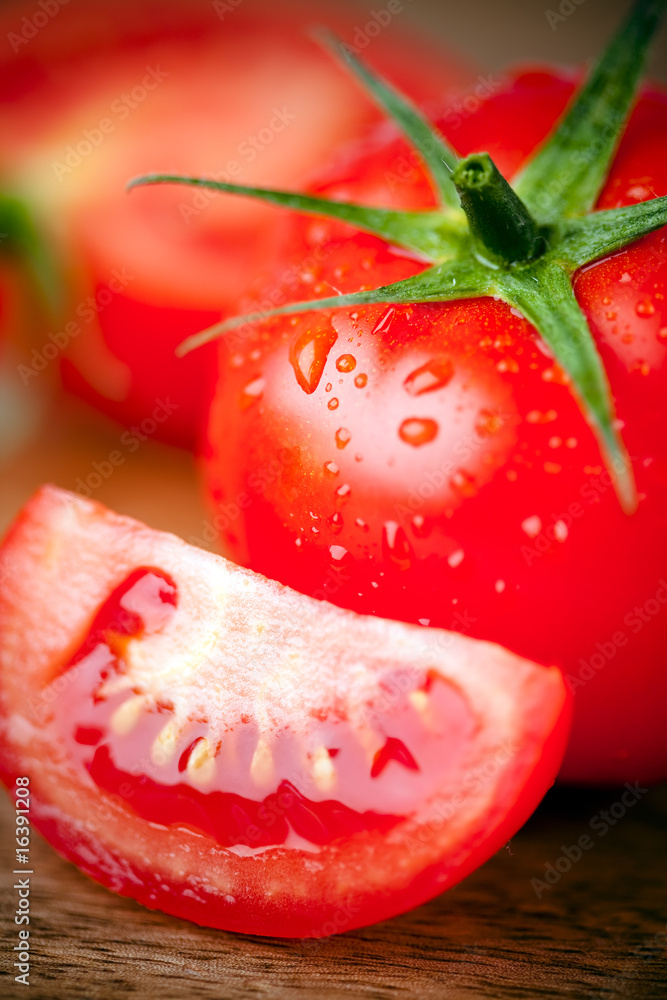 Tomates, gros plan