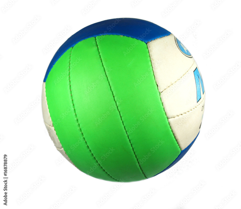 volleyball ball on white background