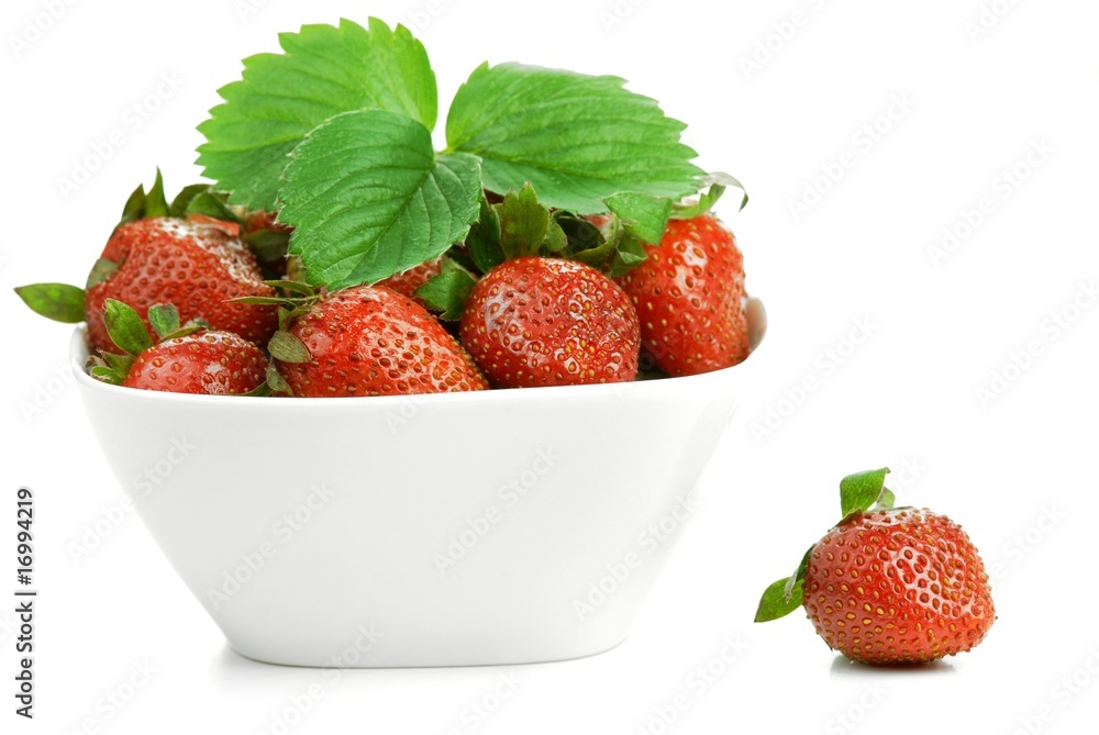 strawberry in bowl