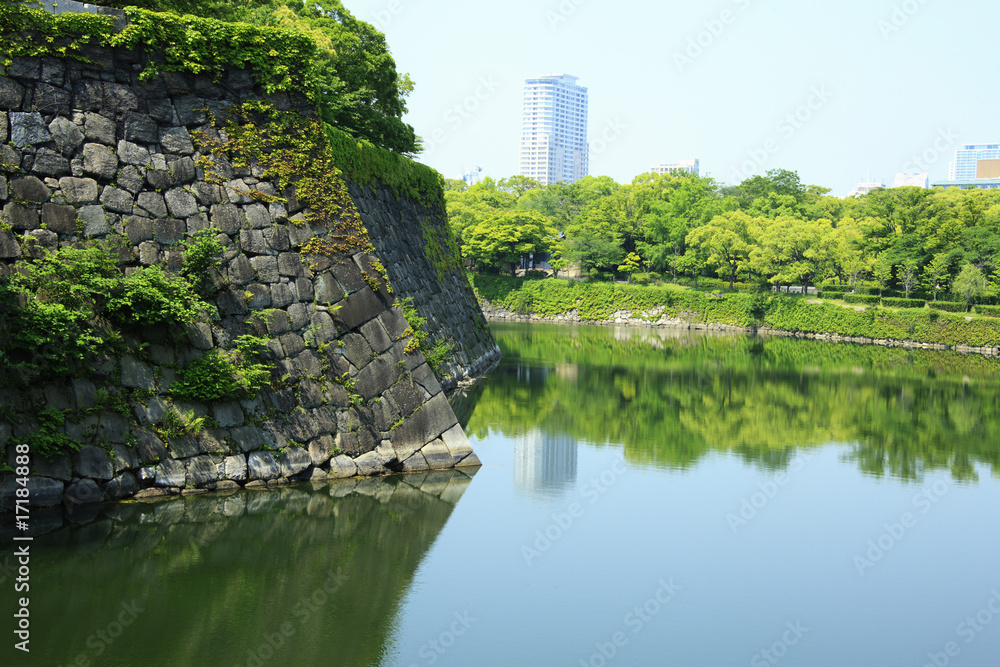 天守閣と極楽橋