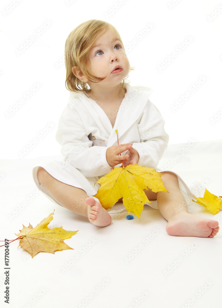 Portrait of adorable baby