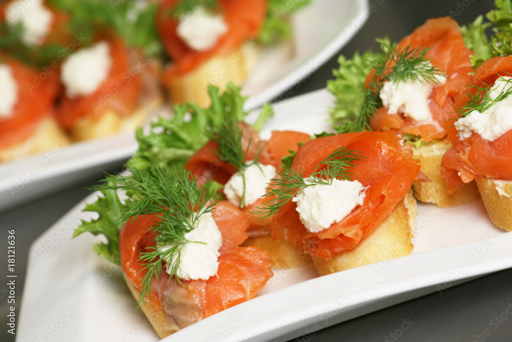 Salmon Canapes