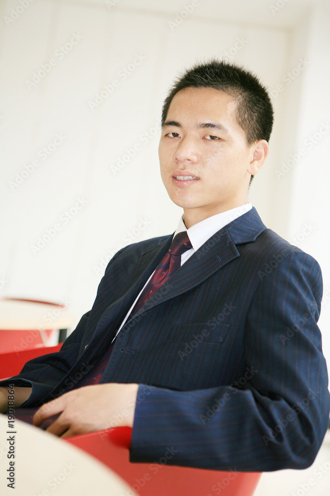 young asian businessman in the office