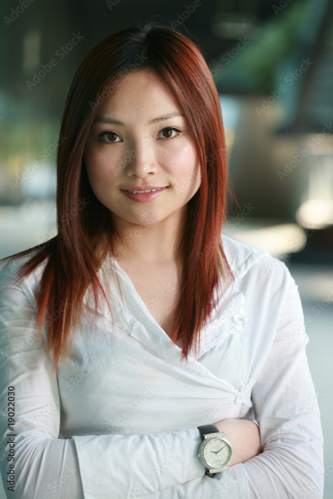 young asian business women at office