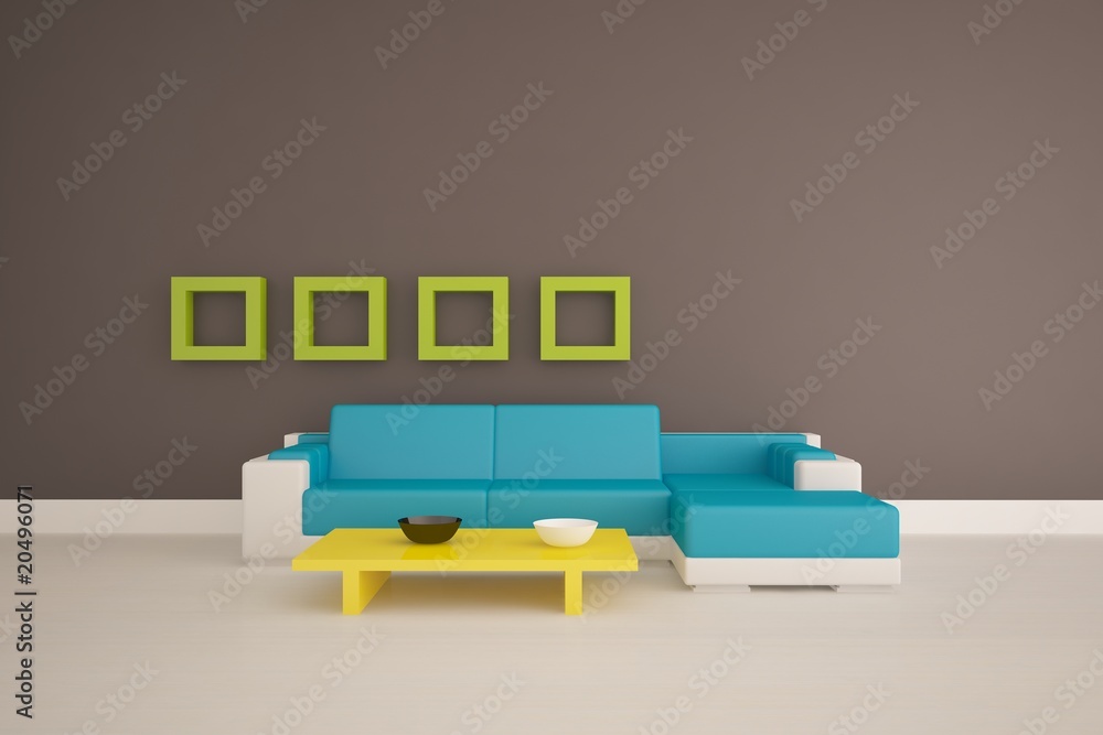 colored modern furniture