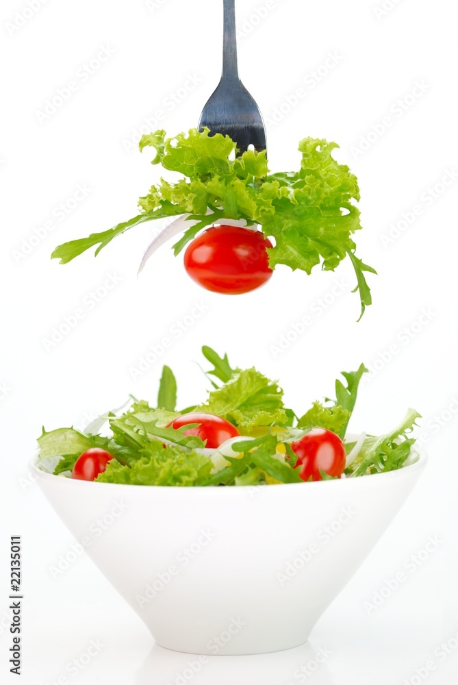 Healthy garden salad