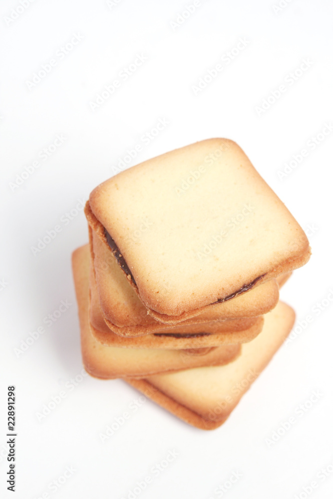 cookie with white background