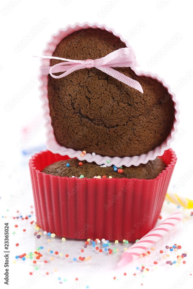 heart shape muffins