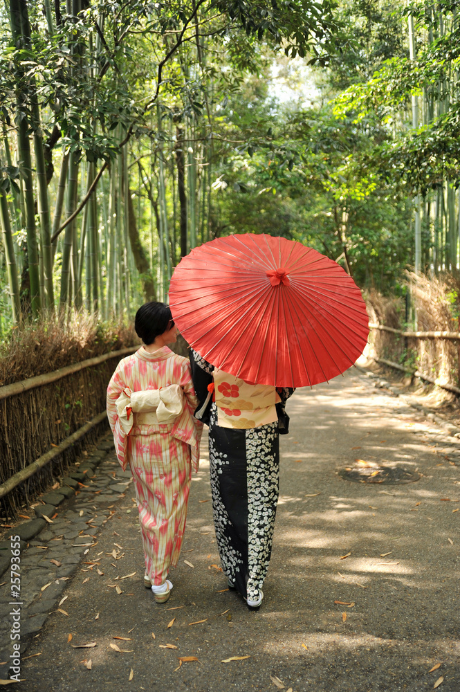 着物　女性　京都