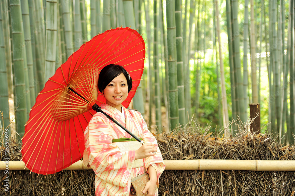 着物　女性　京都