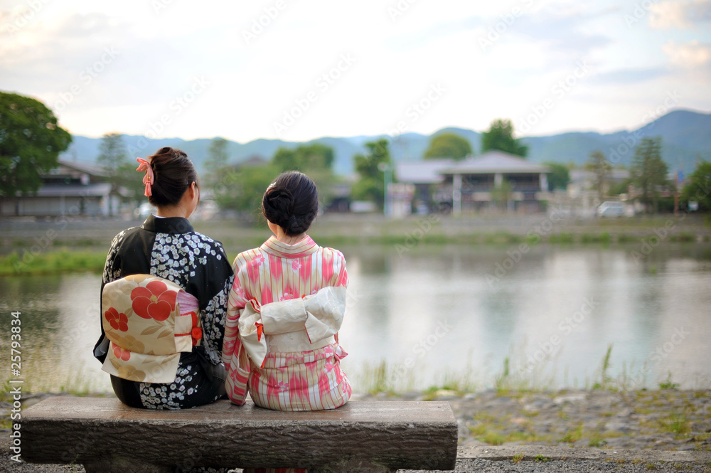 着物　女性　京都