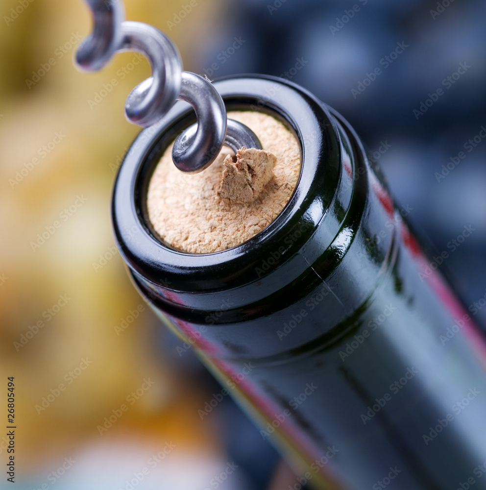 Wine Bottle closeup