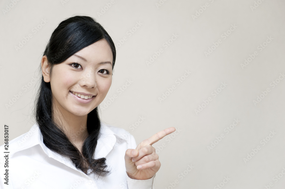 portrait of beautiful japanese girl