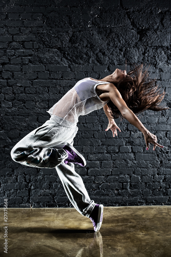 Young woman dancer