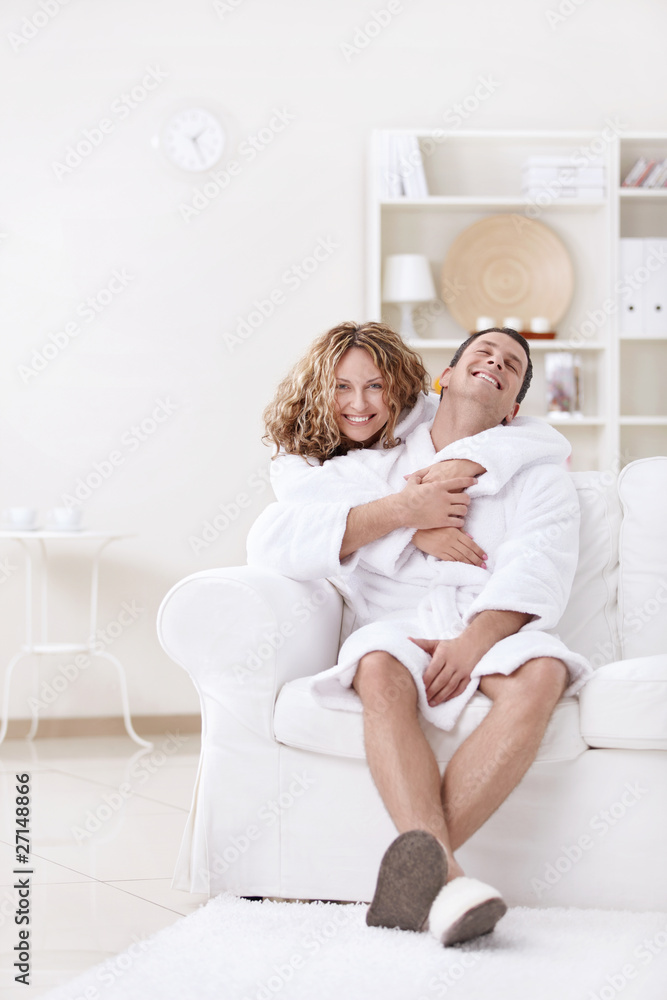 Laughing couple