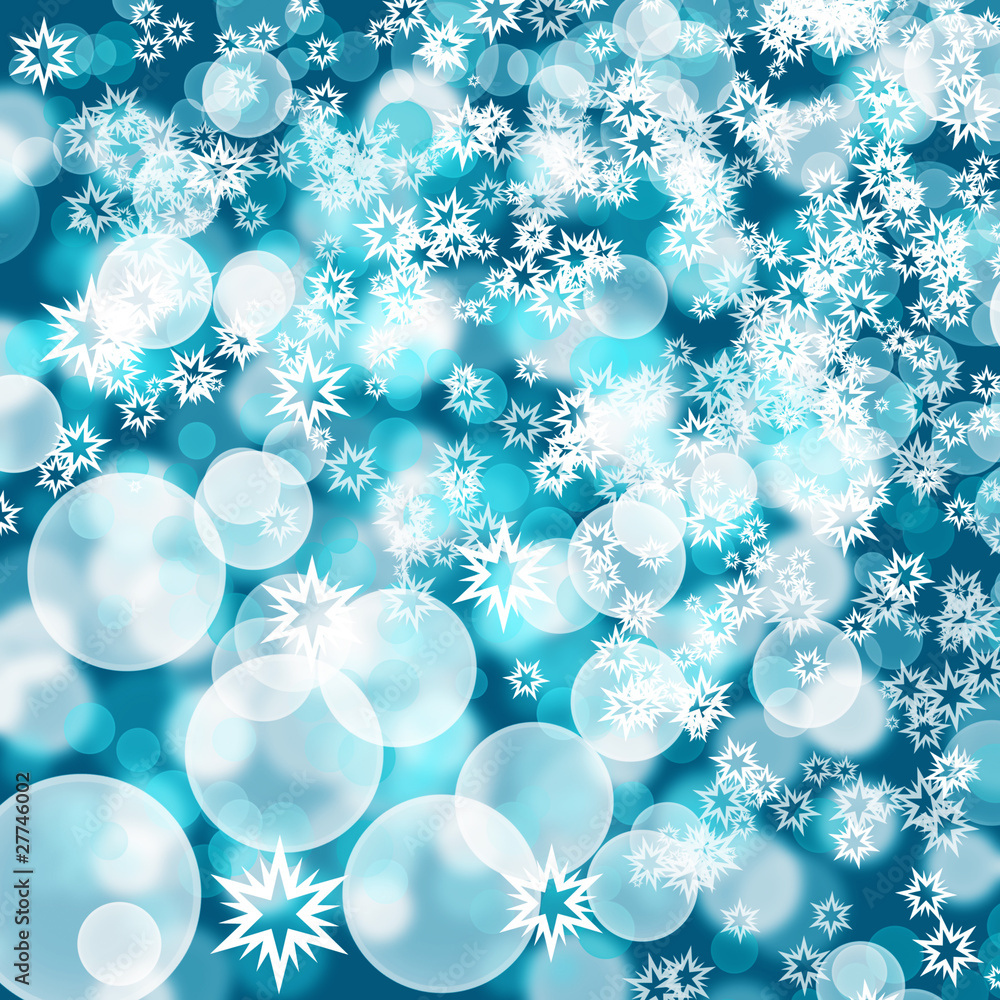 blue winter background