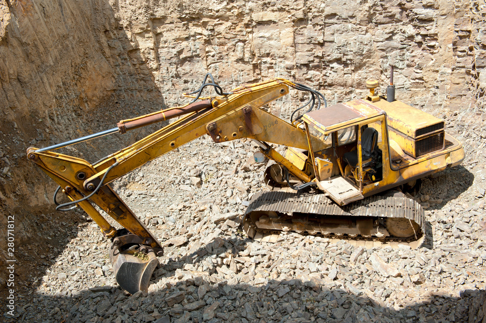 Medium sized excavator