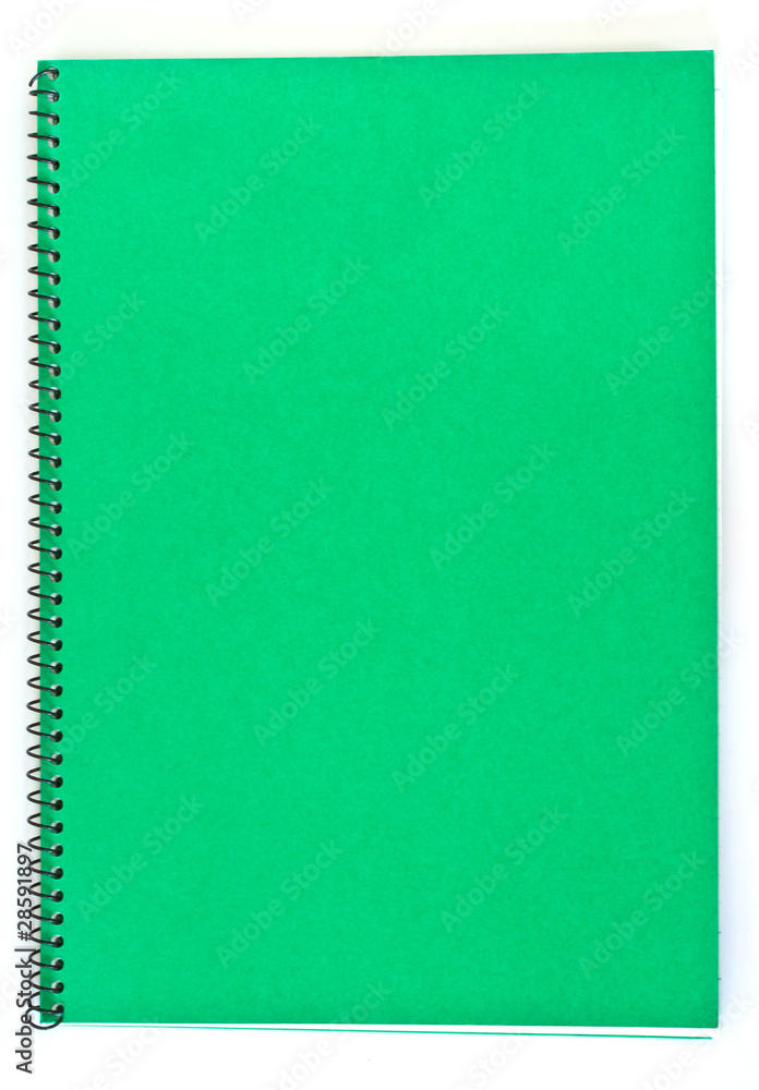 Spiral Green Notebook