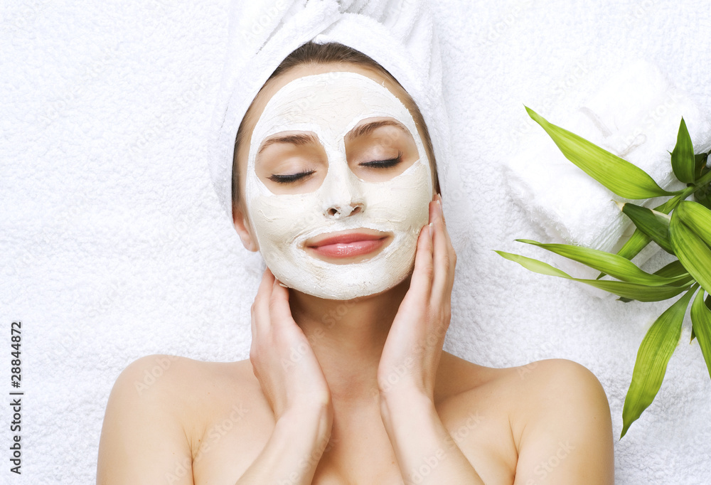 Spa Facial Mask. Dayspa