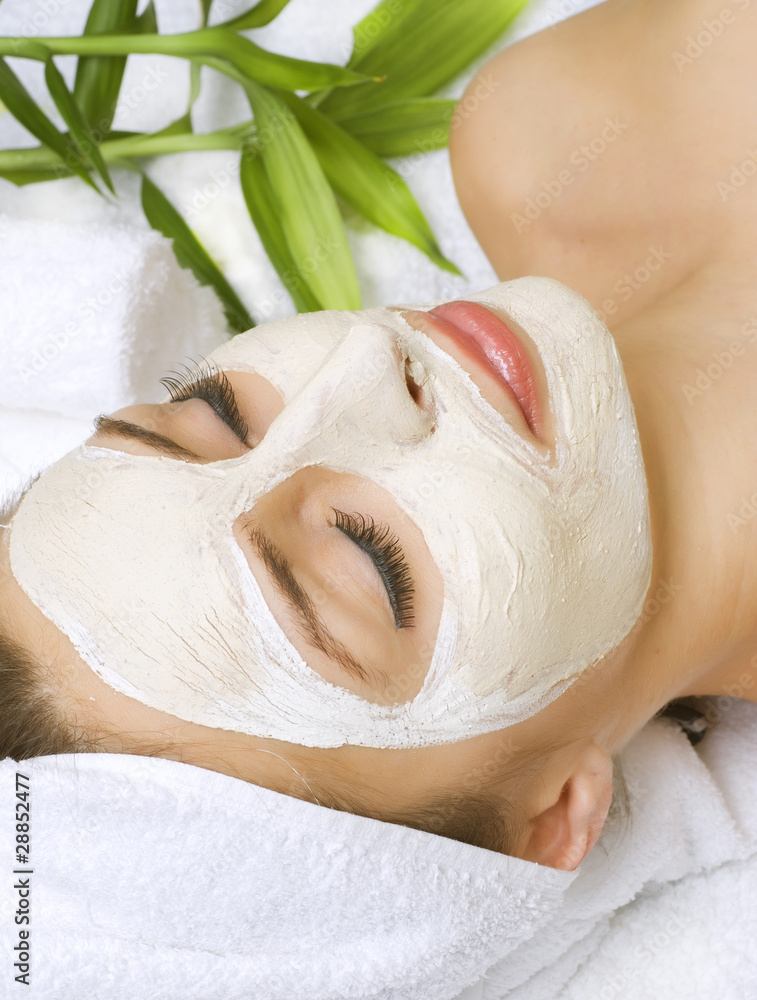 Spa Facial Mask. Dayspa