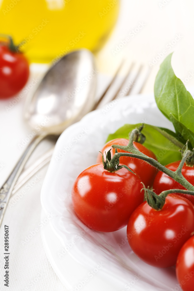 Fresh cherry tomatoes