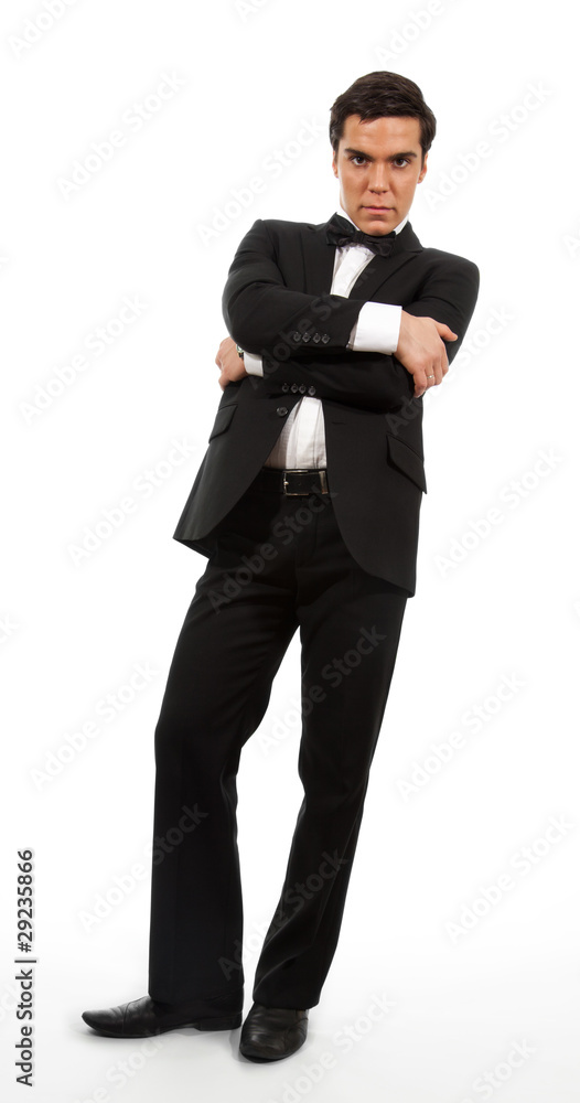 businessman looking down