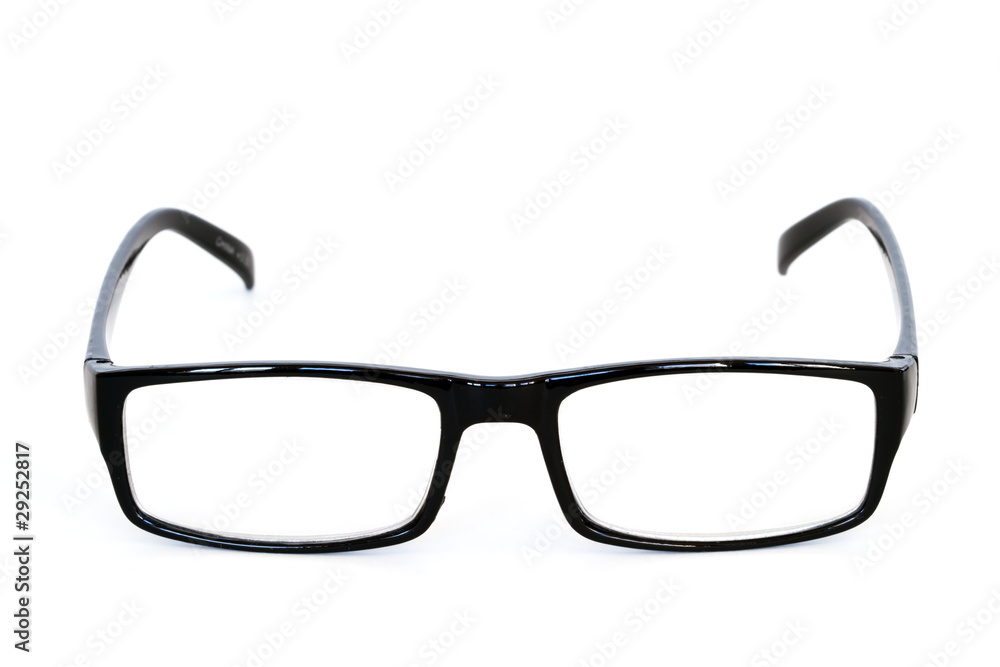 reading glasses isolated on white