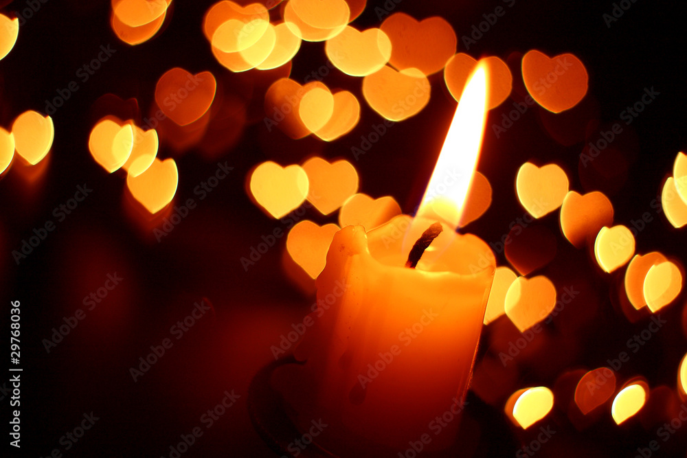 Romantic candle light