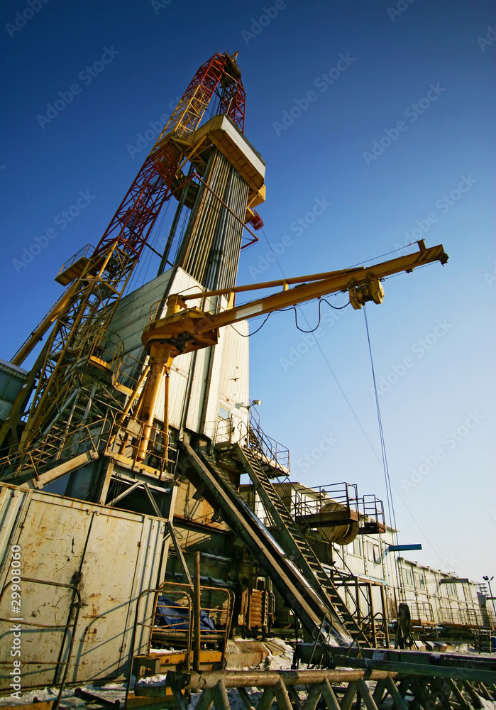 Oil derricks