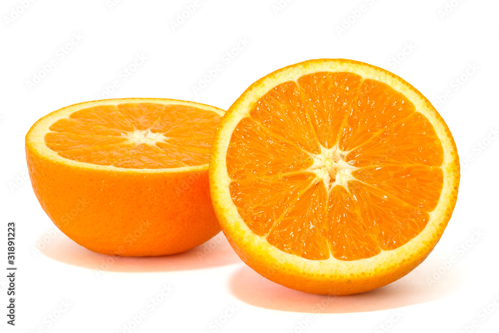 orange with clipping path