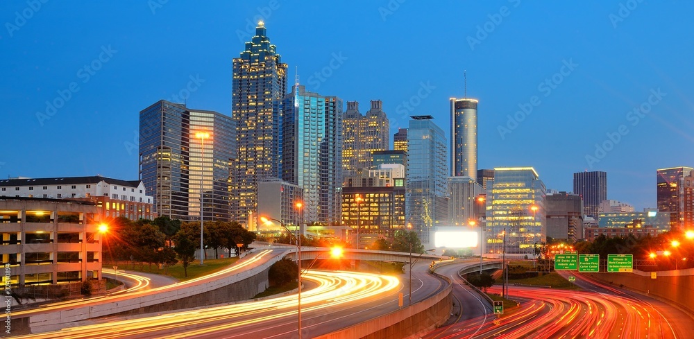 Skyline of Downtown Atlanta, Georgia