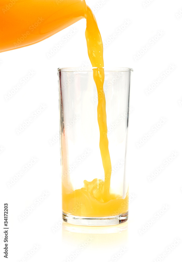 Orange juice of orange