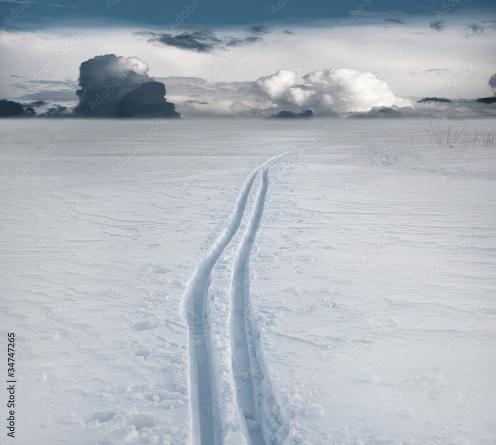 越野滑雪道