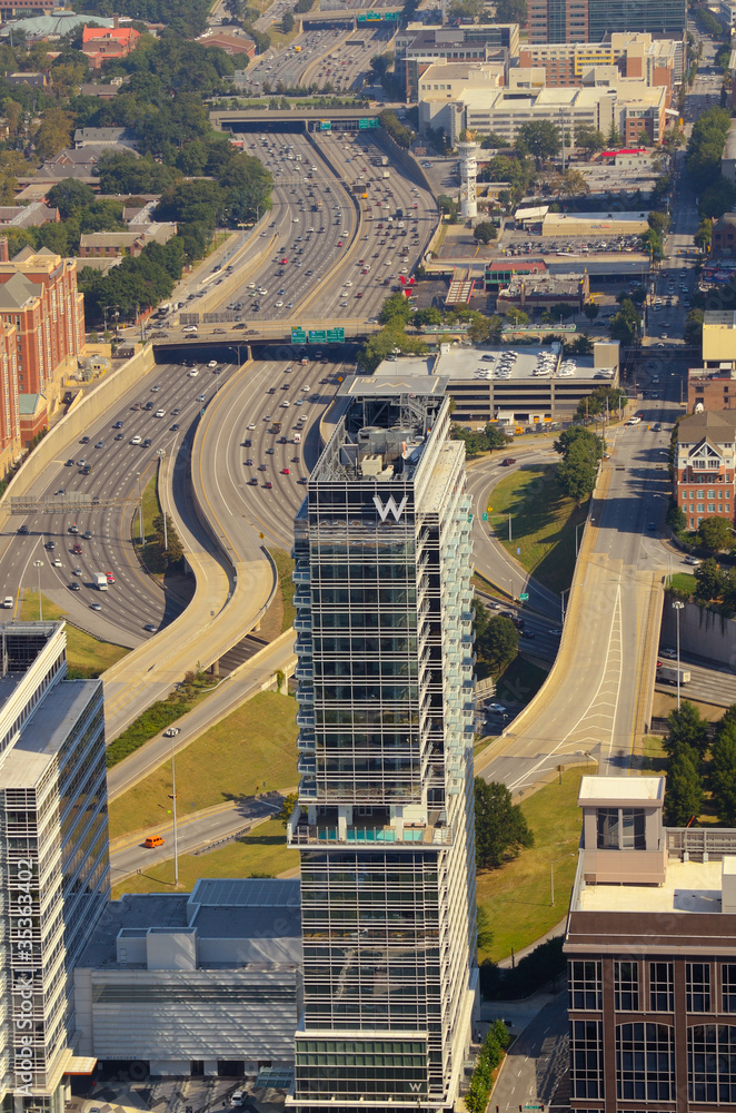 Downtown Atlanta Cityscape