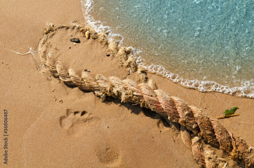 Ship-wreck traces.