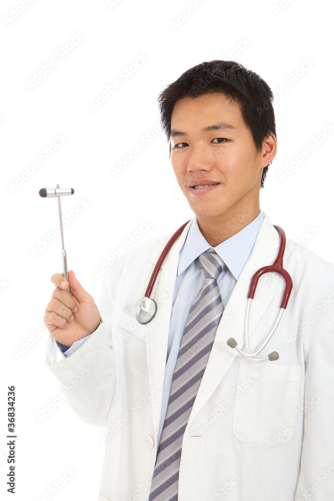 Young doctor with stethoscope