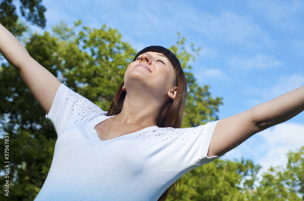 Pregnant Young Woman smile