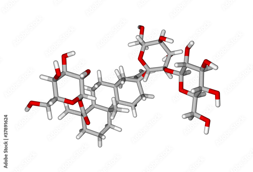 Molecular structure of stevioside