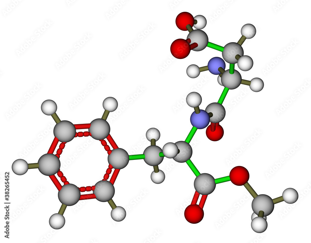 天冬氨酸分子模型