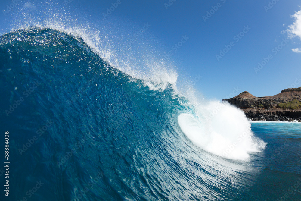 Blue Ocean Wave