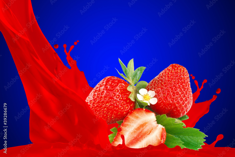 Strawberry juice