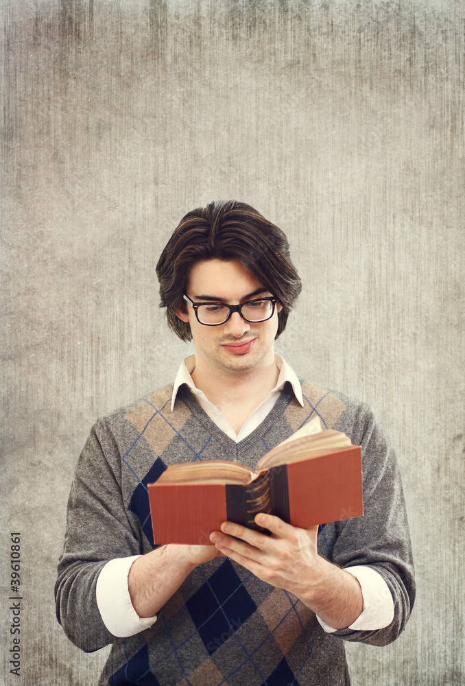 Man Reading Book