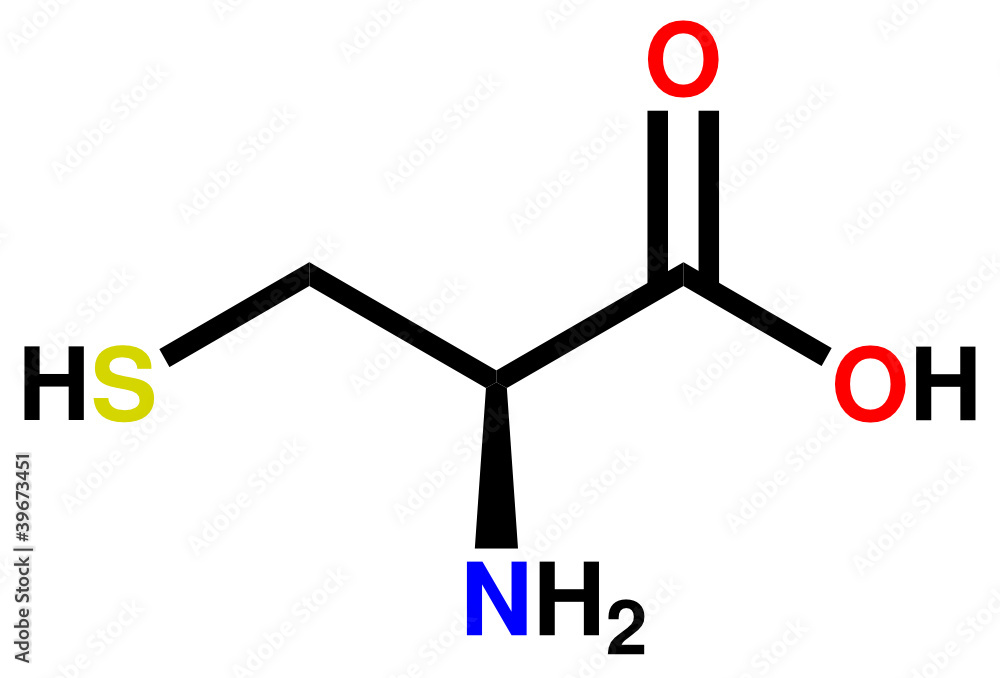 Amino acid cysteine structural formula