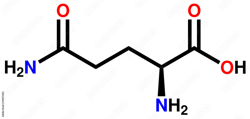 氨基酸谷氨酰胺结构式