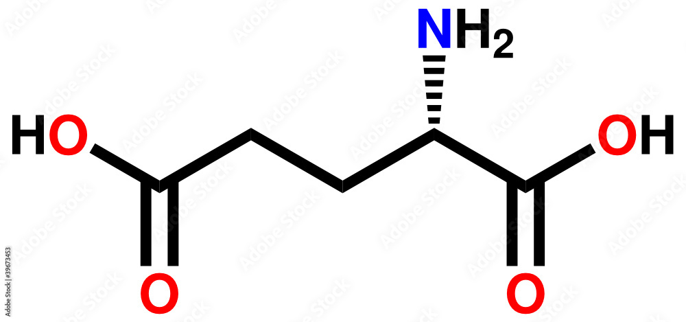 氨基酸-谷氨酸结构式