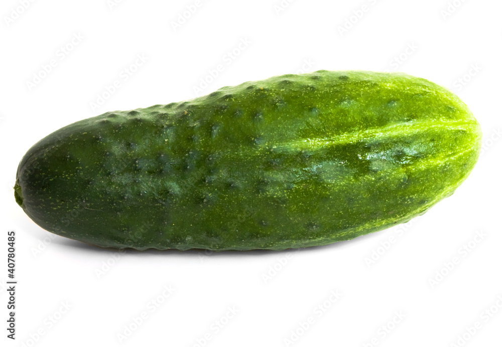 Cucumber on a white background